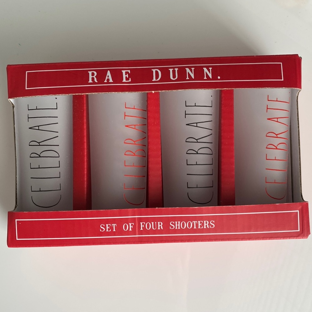 New Rae Dunn Shooters cups